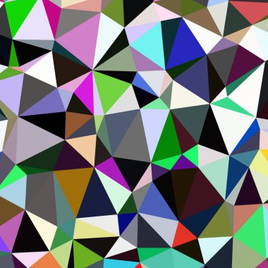 Arka plan poligonal sorunsuz üçgen renk desen.