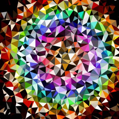 Arka plan çok renkli geometrik poligonal.