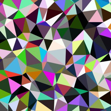 Arka plan poligonal sorunsuz üçgen renk desen.