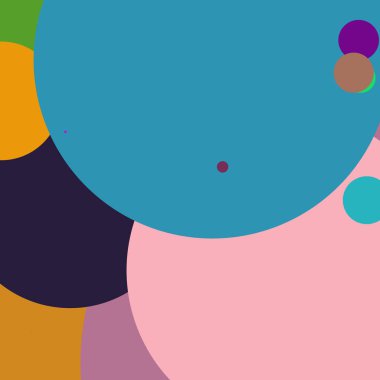 Daire geometrik güzel arka plan çok renkli desen.