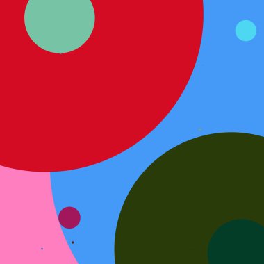 Daire geometrik yeni arka plan çok renkli desen.