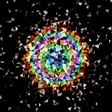 Arka plan çok renkli geometrik poligonal.