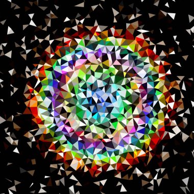 Arka plan çok renkli geometrik poligonal.