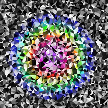 Arka plan çok renkli geometrik poligonal.