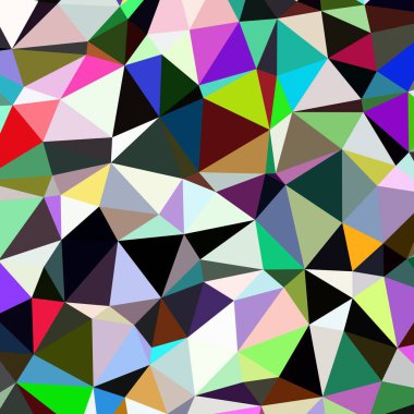 Arka plan poligonal sorunsuz üçgen renk desen.