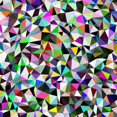 Arka plan poligonal sorunsuz üçgen renk desen.