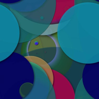 Arka plan çok renkli daire geometrik desen sorunsuz.