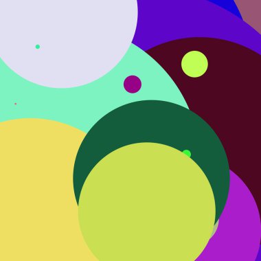 Daire geometrik güzel arka plan çok renkli desen.