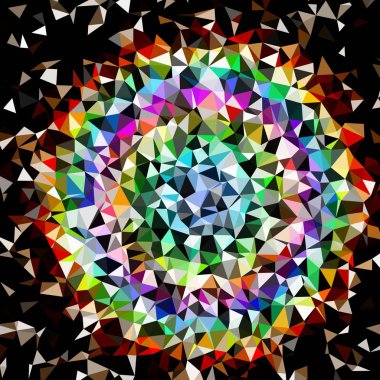 Arka plan çok renkli geometrik poligonal.