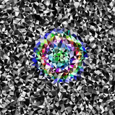 Arka plan çok renkli geometrik poligonal.