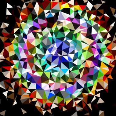 Arka plan çok renkli geometrik poligonal.