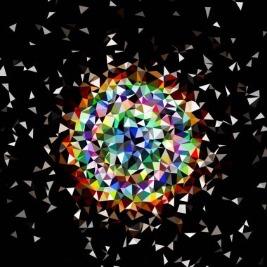 Arka plan çok renkli geometrik poligonal.