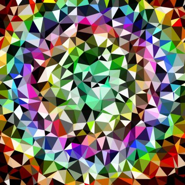 Arka plan poligonal sorunsuz üçgen renk desen.