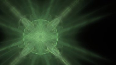 Fantezi kaotik renkli fraktal desen. Soyut Fraktal şekiller. 3D render resimde arka plan veya duvar kağıdı.