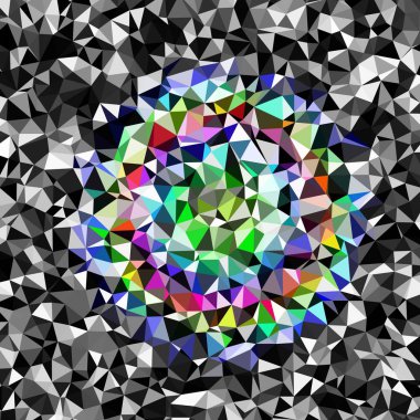 Arka plan çok renkli geometrik poligonal.