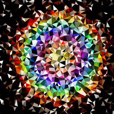 Arka plan çok renkli geometrik poligonal.