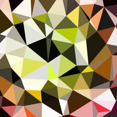 Arka plan poligonal sorunsuz üçgen renk desen.