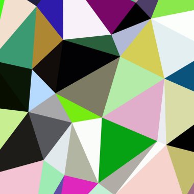 Arka plan poligonal sorunsuz üçgen renk desen.