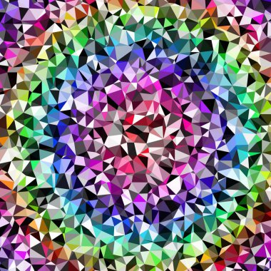 Arka plan poligonal sorunsuz üçgen renk desen.