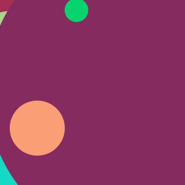 Daire geometrik güzel arka plan çok renkli desen.