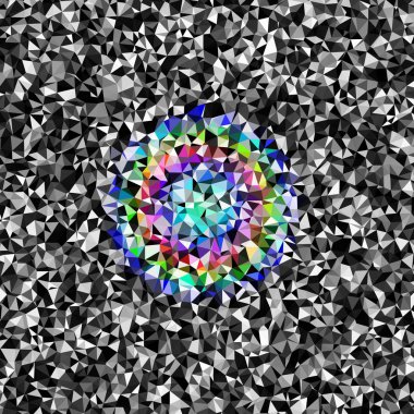 Arka plan çok renkli geometrik poligonal.