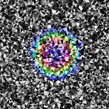 Arka plan çok renkli geometrik poligonal.