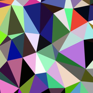 Arka plan poligonal sorunsuz üçgen renk desen.