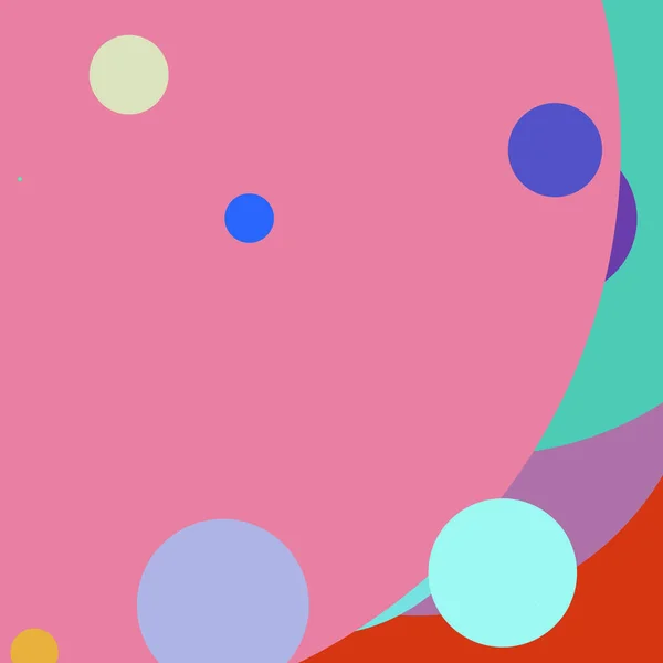 Círculo Geométrico Novo Abstrato Fundo Multicolorido Padrão — Fotografia de Stock