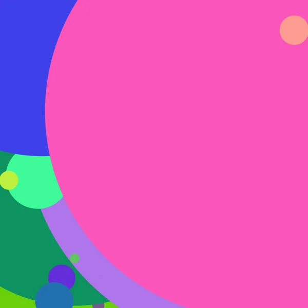 Lingkaran Geometris Besar Abstrak Latar Belakang Multicolor Pola — Stok Foto