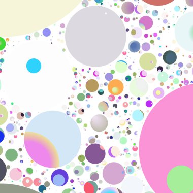 Çok renkli geometrik daire arka plan seamless modeli.
