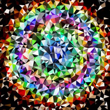 Arka plan çok renkli geometrik poligonal.