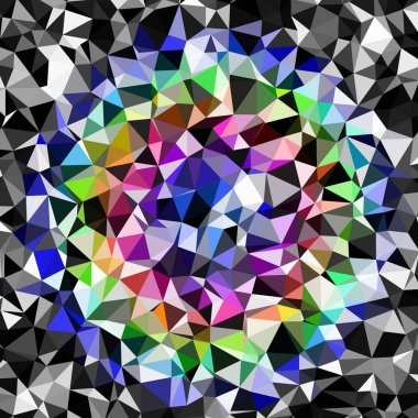 Arka plan çok renkli geometrik poligonal.