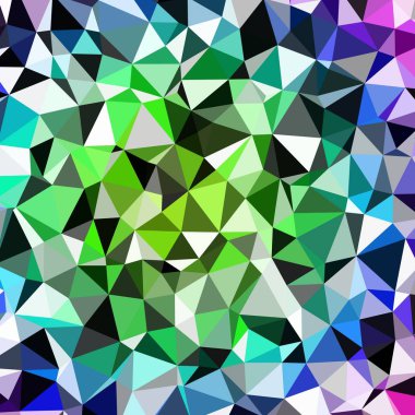 Arka plan poligonal sorunsuz üçgen renk desen.