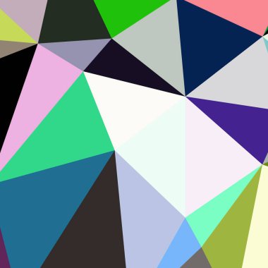 Arka plan poligonal sorunsuz üçgen renk desen.