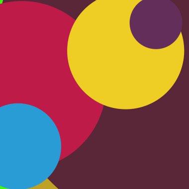 Daire geometrik yeni arka plan çok renkli desen.