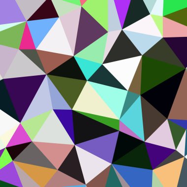 Arka plan poligonal sorunsuz üçgen renk desen.