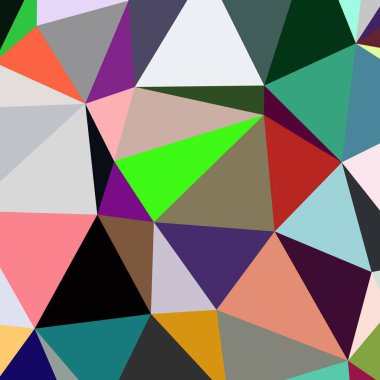 Arka plan poligonal sorunsuz üçgen renk desen.