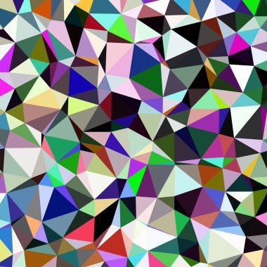 Arka plan poligonal sorunsuz üçgen renk desen.