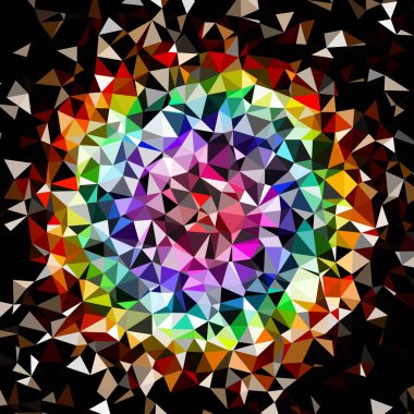 Arka plan çok renkli geometrik poligonal.