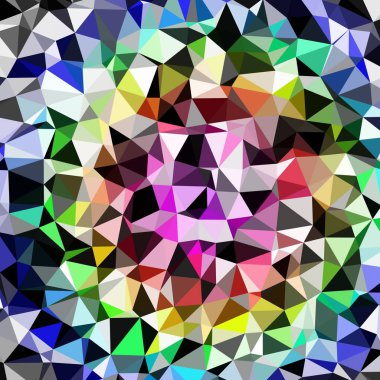 Arka plan çok renkli geometrik poligonal.