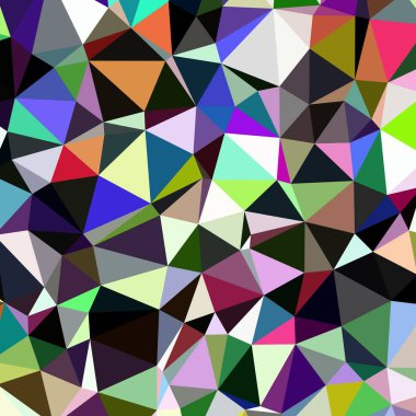 Arka plan poligonal sorunsuz üçgen renk desen.