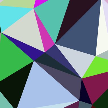 Arka plan poligonal sorunsuz üçgen renk desen.