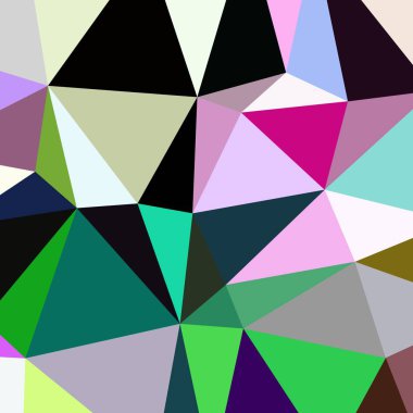 Arka plan poligonal sorunsuz üçgen renk desen.
