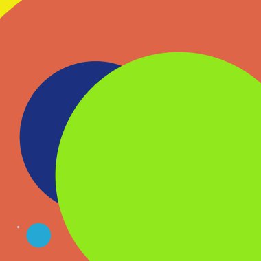 Daire geometrik yeni arka plan çok renkli desen.