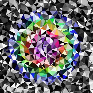 Arka plan çok renkli geometrik poligonal.