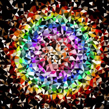 Arka plan çok renkli geometrik poligonal.