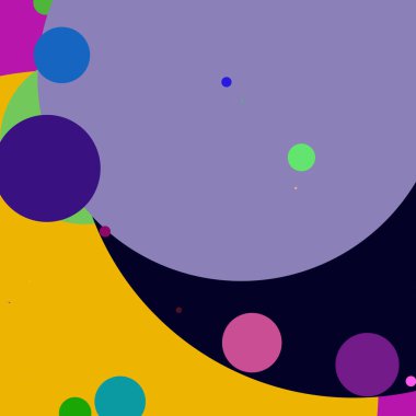 Daire geometrik şaşırtıcı arka plan çok renkli desen.