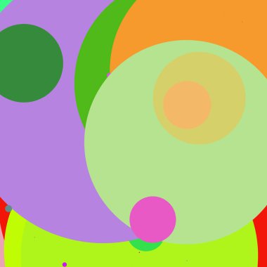 Daire geometrik yeni arka plan çok renkli desen.