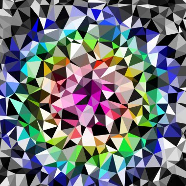 Arka plan çok renkli geometrik poligonal.