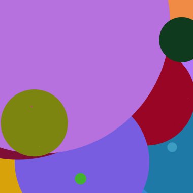 Daire geometrik şaşırtıcı arka plan çok renkli desen.